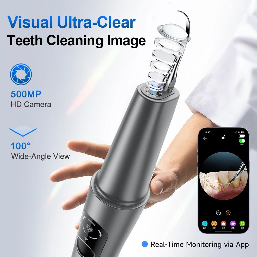 Visual Ultrasonic Dental Scaler with HD Camera for Teeth Cleaning - 2