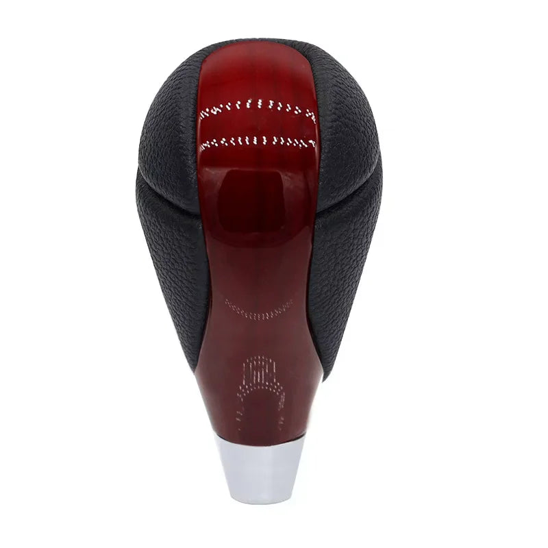 Leather and Wood Grain Gear Shift Knob for Lexus and Toyota - 13