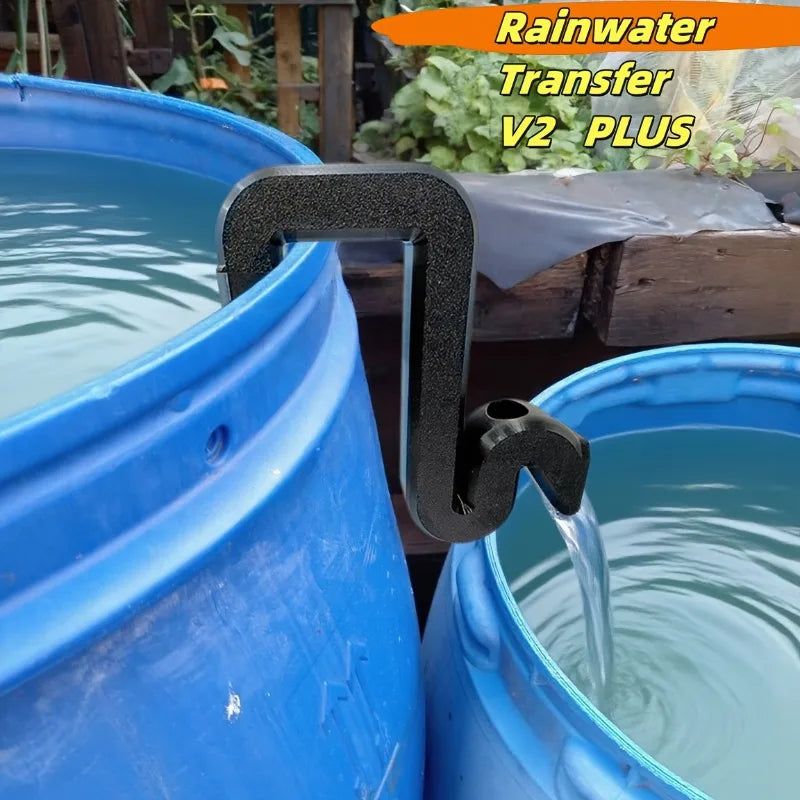 Self-Suction Garden Hose Drain Attachment for Flood Control