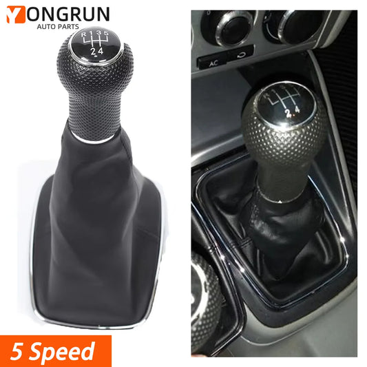 5-Speed Manual Gear Shift Knob and Boot Cover