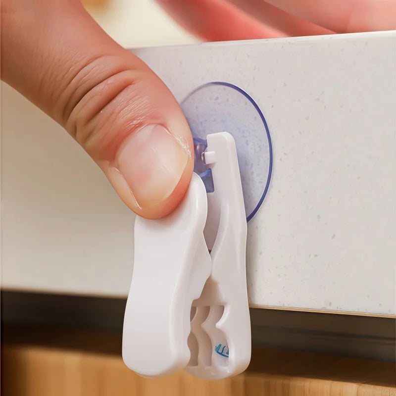Multipurpose Rotating Suction Cup Clip Hooks - 10