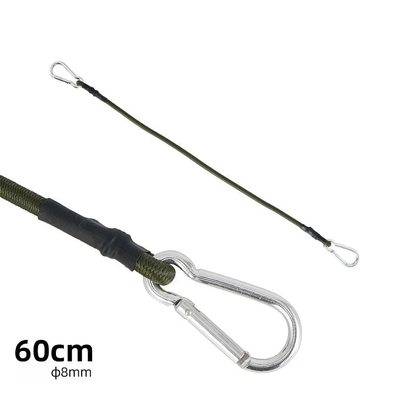 Heavy Duty Elastic Bungee Cord with Carabiner Hooks - 17