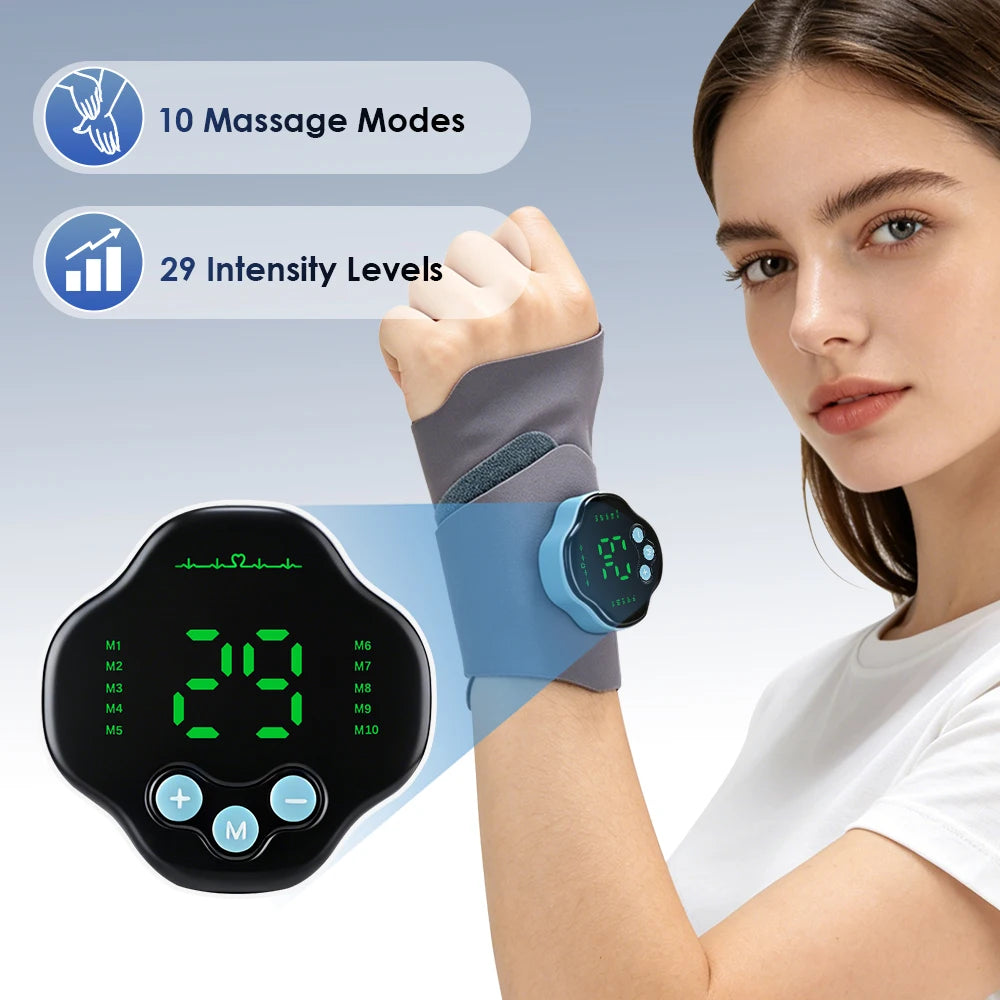 Electric Cordless Wrist Massager for Fatigue Relief