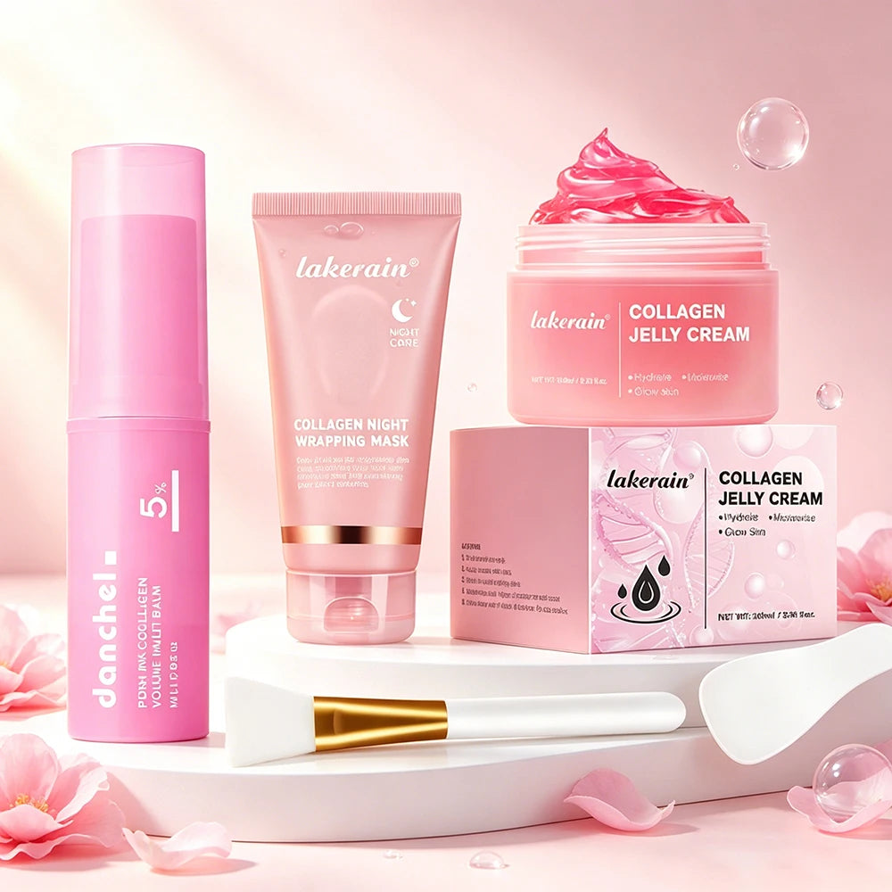Collagen Hydrating Skincare Kit for Radiant Firm Skin - 1