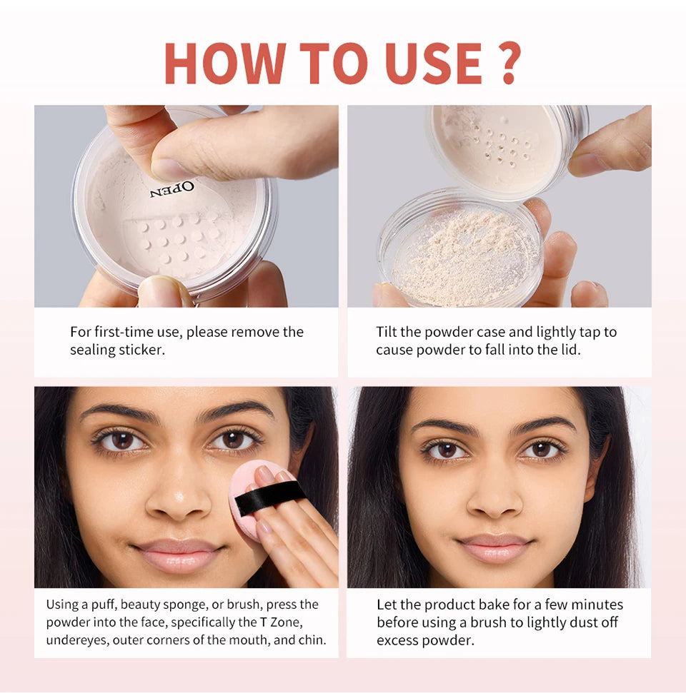 Oil-Control Matte Setting Loose Powder for Long-Lasting Makeup - 16