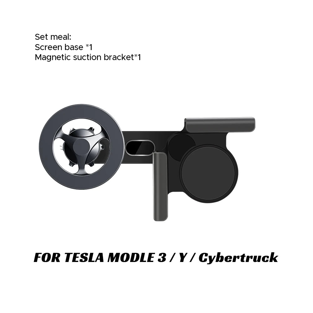 Magnetic Wireless Charging Car Phone Mount for Tesla and Electric Cars - 25