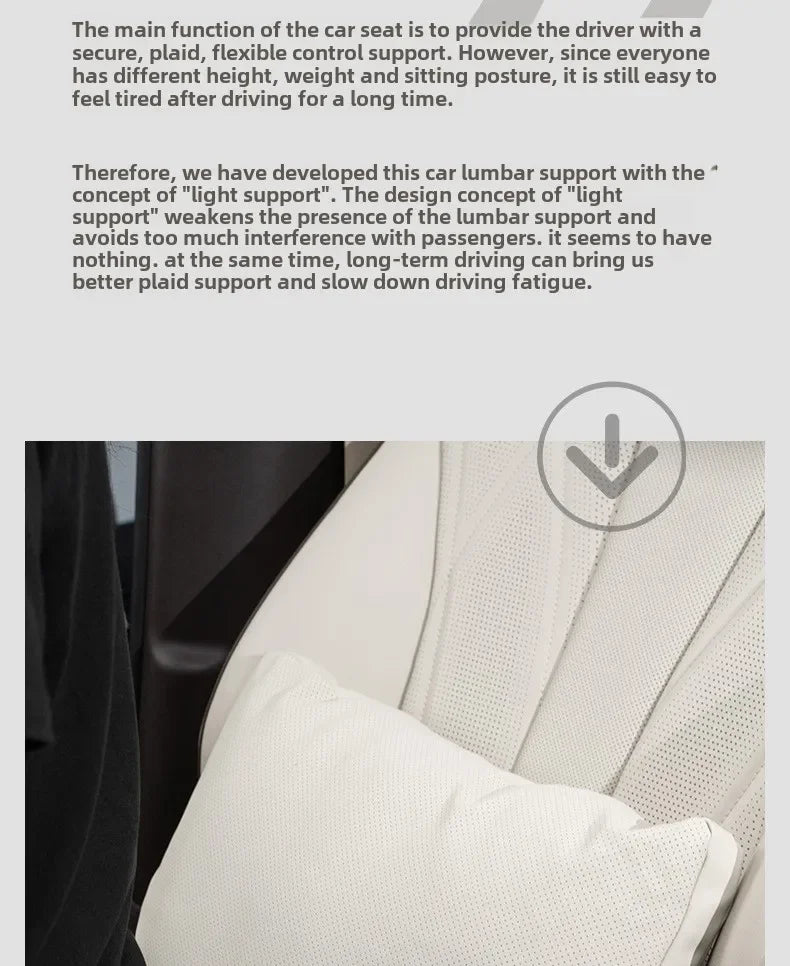 Ergonomic Car Seat Neck Rest and Head Support Pillow