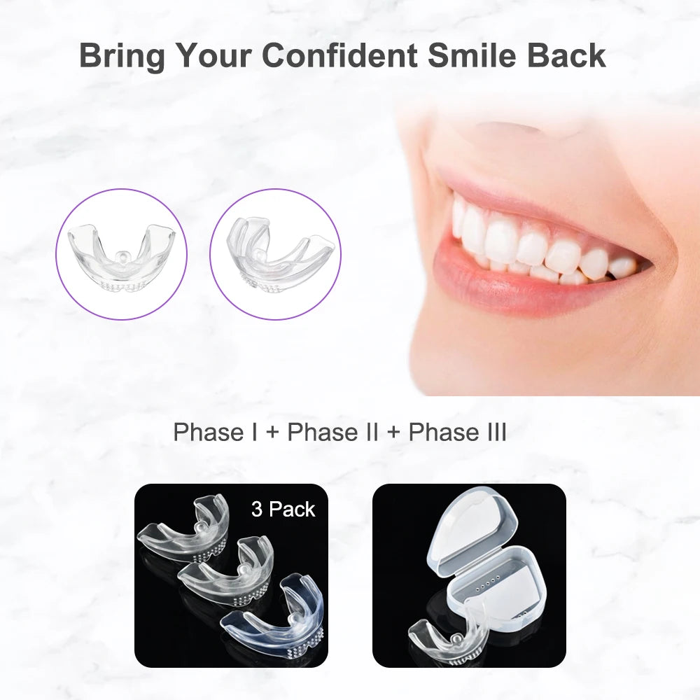 3-Stage Teeth Straightening Alignment Trainer for Adults