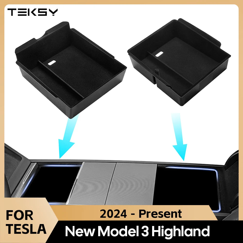 Center Console Organizer Tray for Model 3 Highland 2024-2025