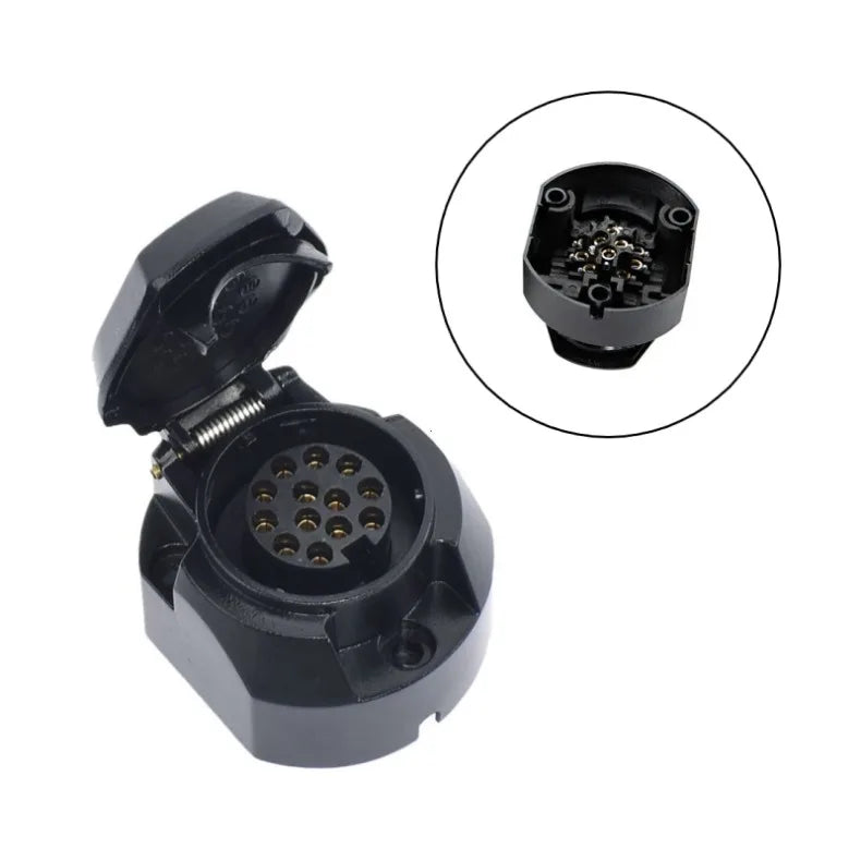 12V Trailer Socket Connector 7 Pin and 13 Pin Caravan Towing Plug