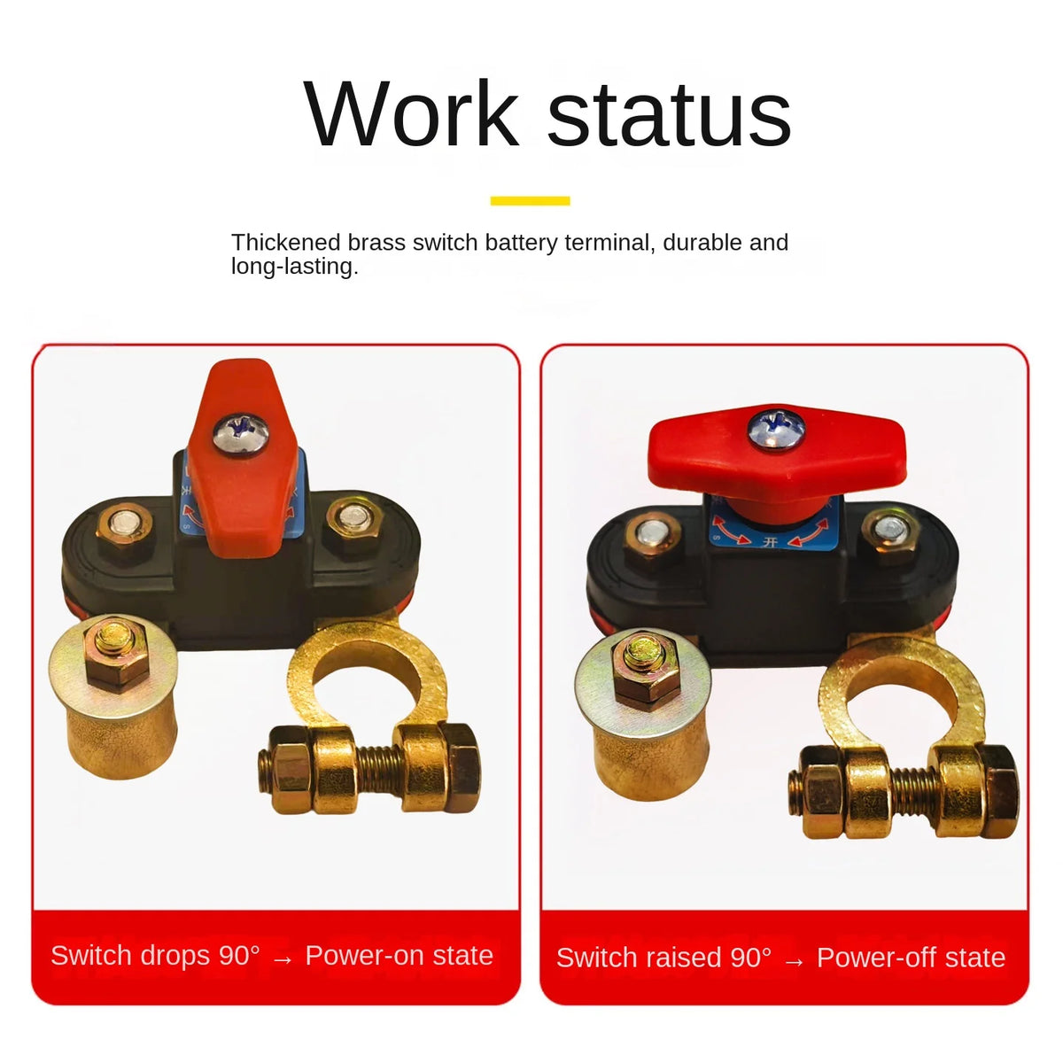 Universal Car Battery Disconnect Switch for Vehicles