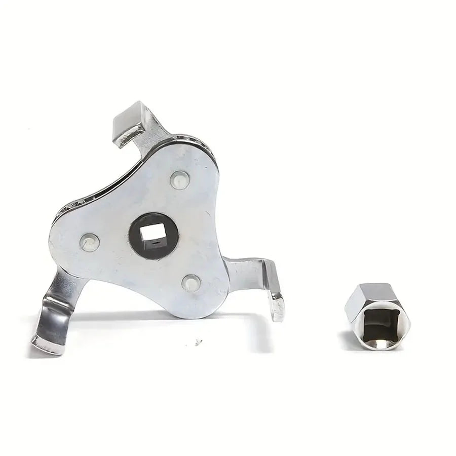 Universal 3-Jaw Adjustable Oil Filter Removal Wrench Tool - 8