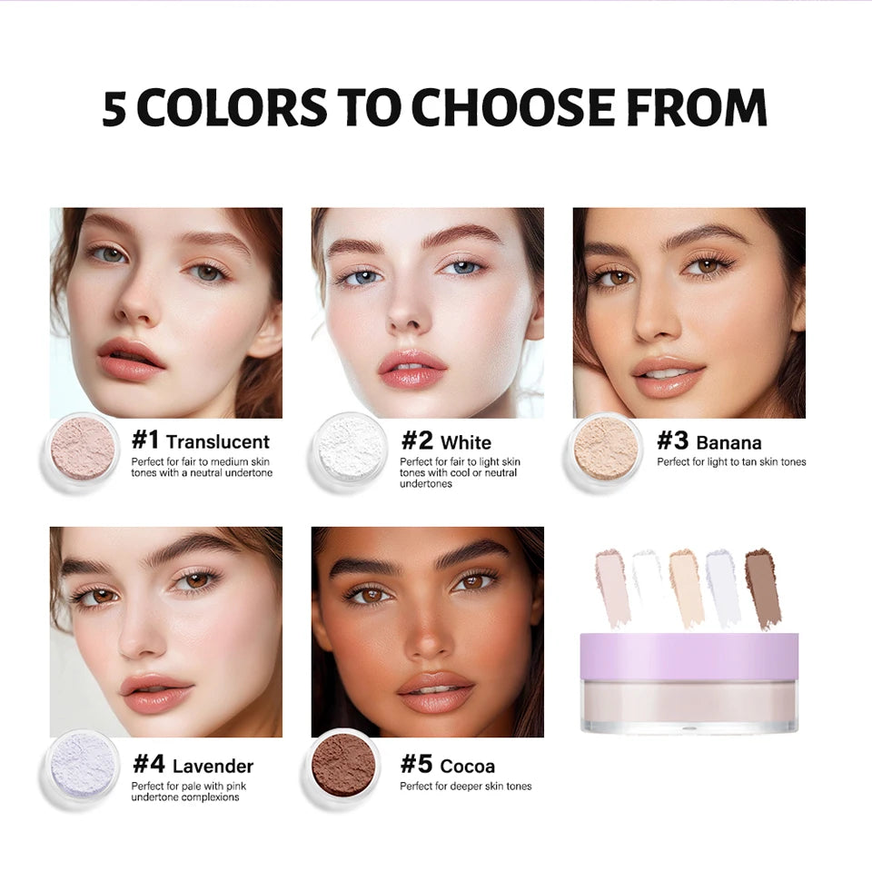Oil-Control Matte Setting and Baking Powder