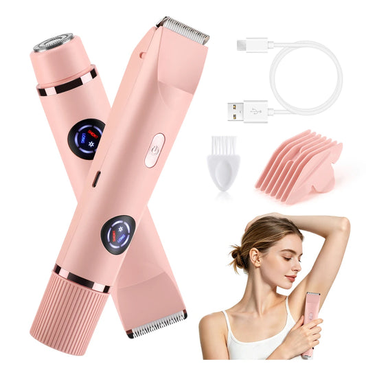 Waterproof Dual-Head Electric Shaver for Women