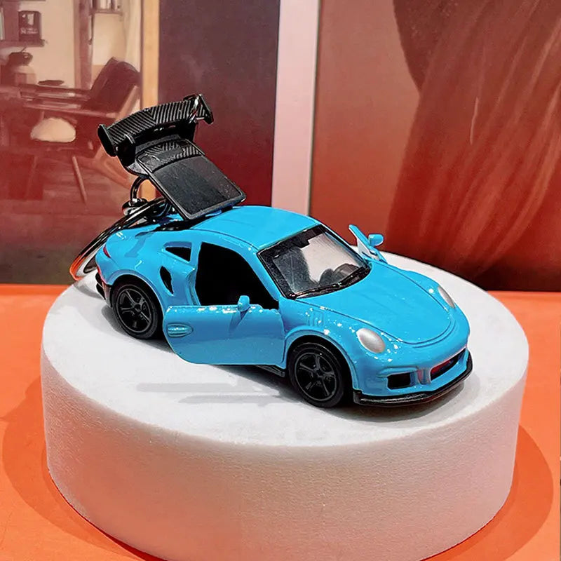 Sports Car Model Keychain for Keys and Bags