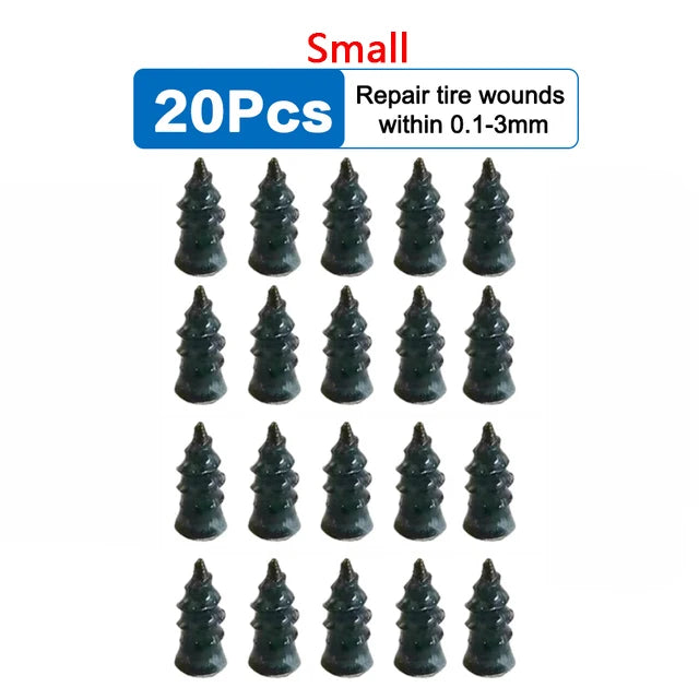 Emergency Tubeless Tire Puncture Repair Nails