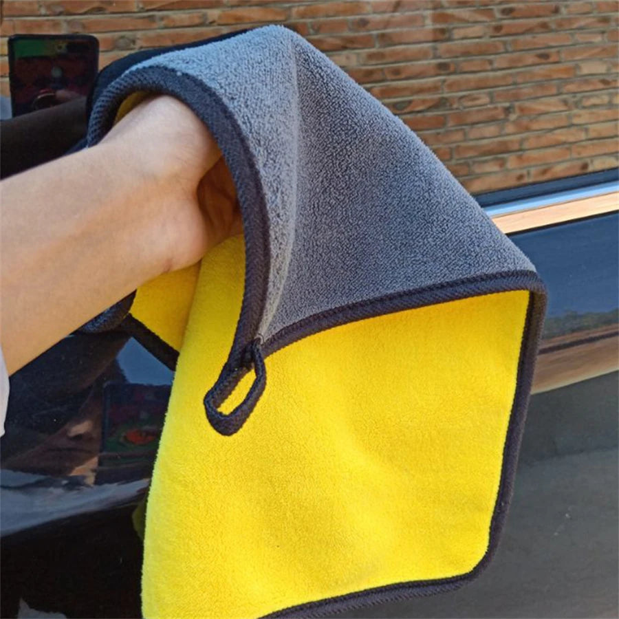 Thick Microfiber Car Cleaning Towel Ultra Soft Detailing Drying Cloth - 1