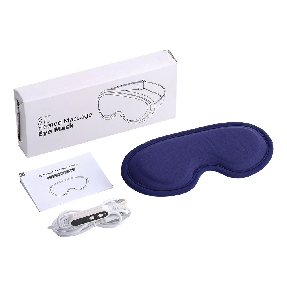Heated 3D Eye Mask for Sleep and Stress Relief