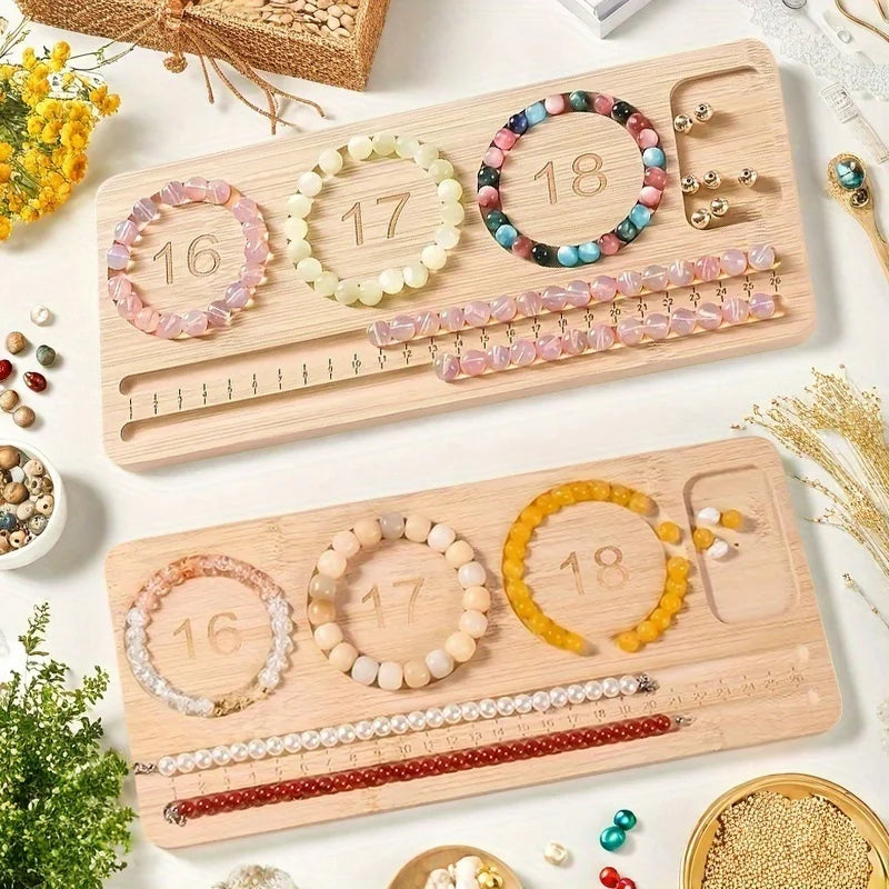 Wooden Bead Design Board for Jewelry Bracelet Making - 6
