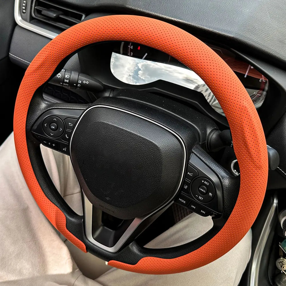 Universal Non-Slip Breathable Car Steering Wheel Cover - 12