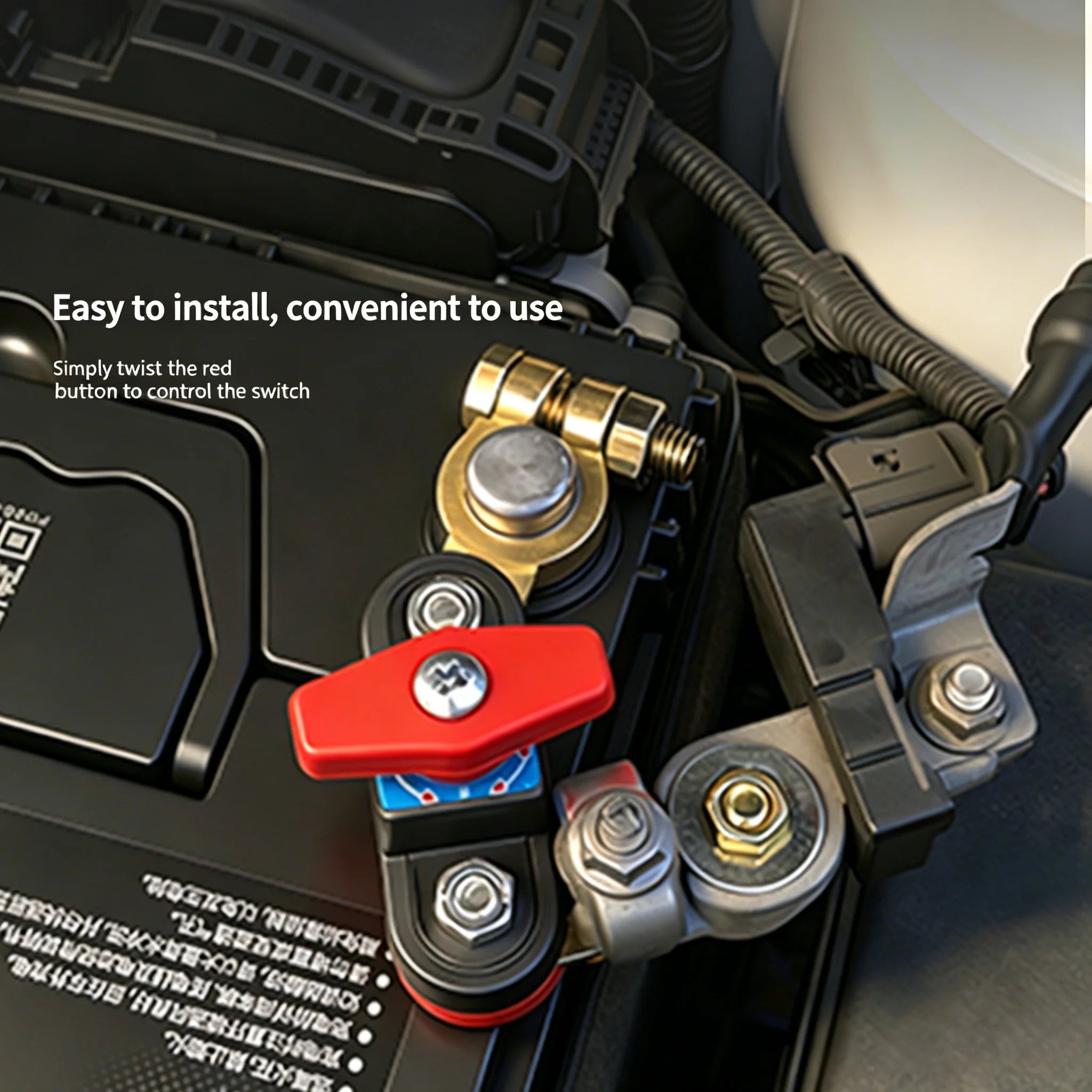 Universal Car Battery Disconnect Switch for Vehicles - 4