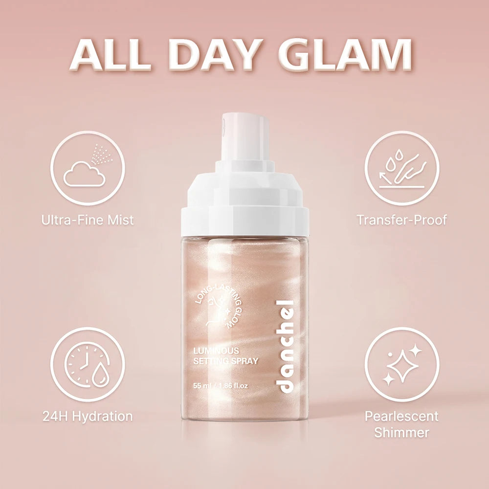 Luminous Setting Spray for Hydrating Dewy Makeup Finish - 3