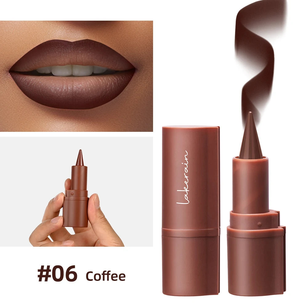 2-in-1 Long-Lasting Matte Lipstick and Lip Liner - 34