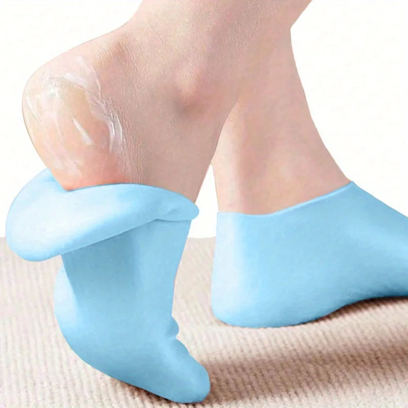 Silicone Moisturizing Socks for Dry Cracked Feet