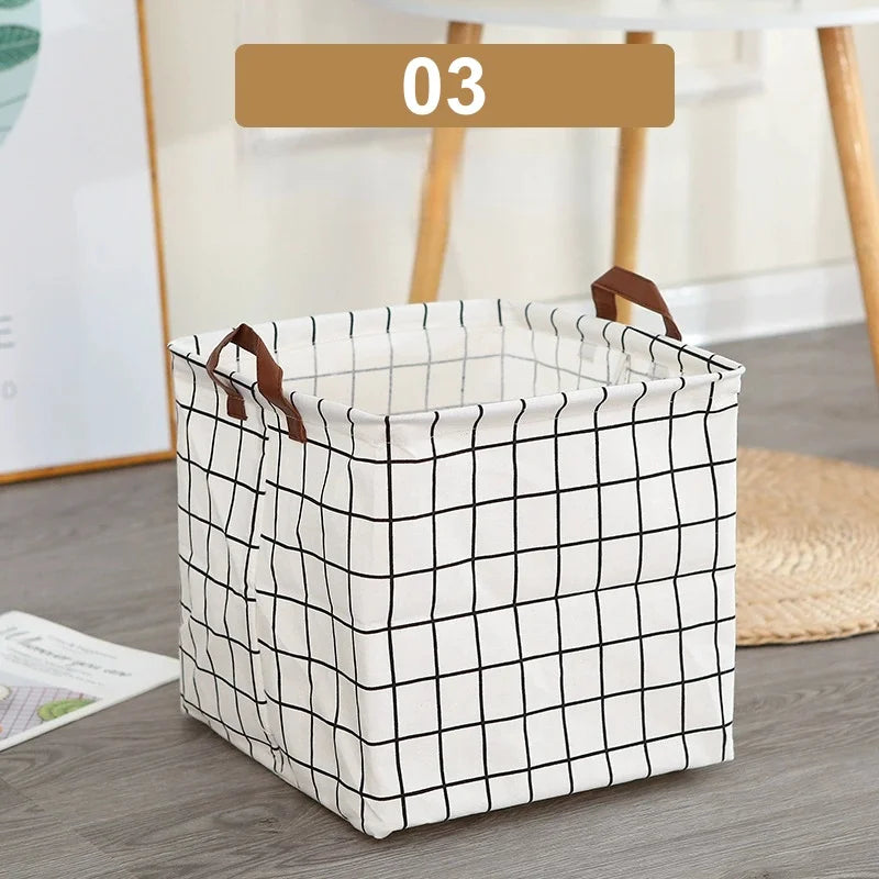 Collapsible Fabric Storage Basket for Home Organization