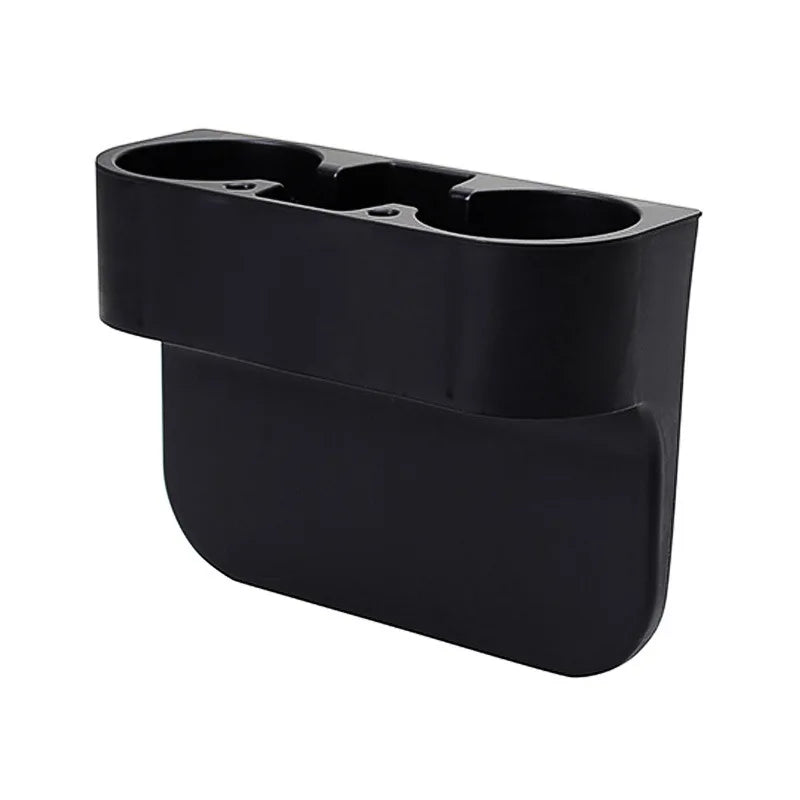Leather Car Seat Gap Organizer and Dual Cup Holder