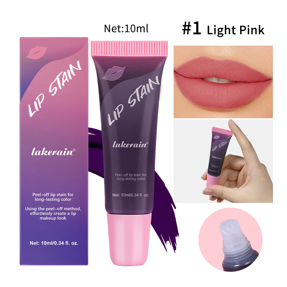 Waterproof Peel-Off Matte Lip Stain Tint