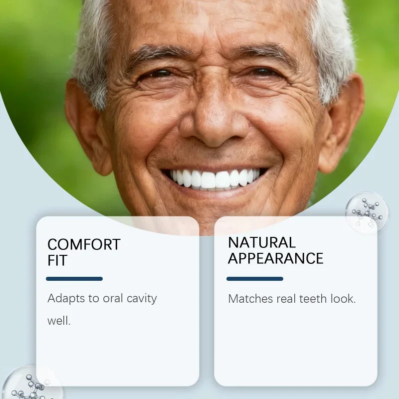 Instant Smile Temporary Dentures for Natural Teeth Alignment