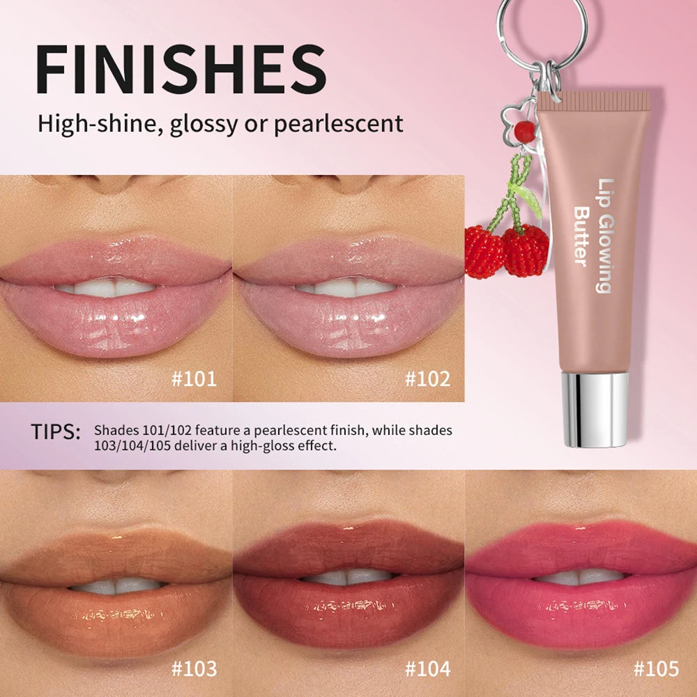 Moisturizing Lip Gloss with Keychain