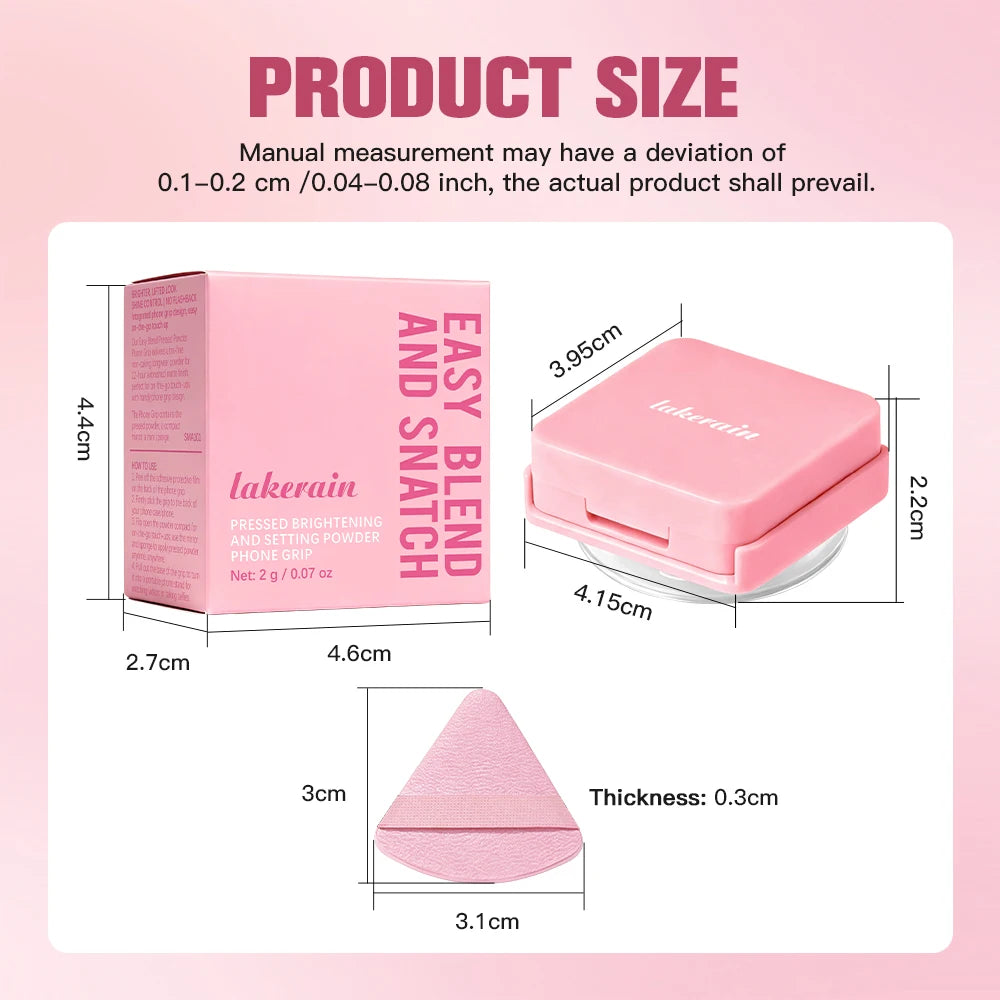 2-in-1 Matte Pressed Setting Powder and Phone Grip