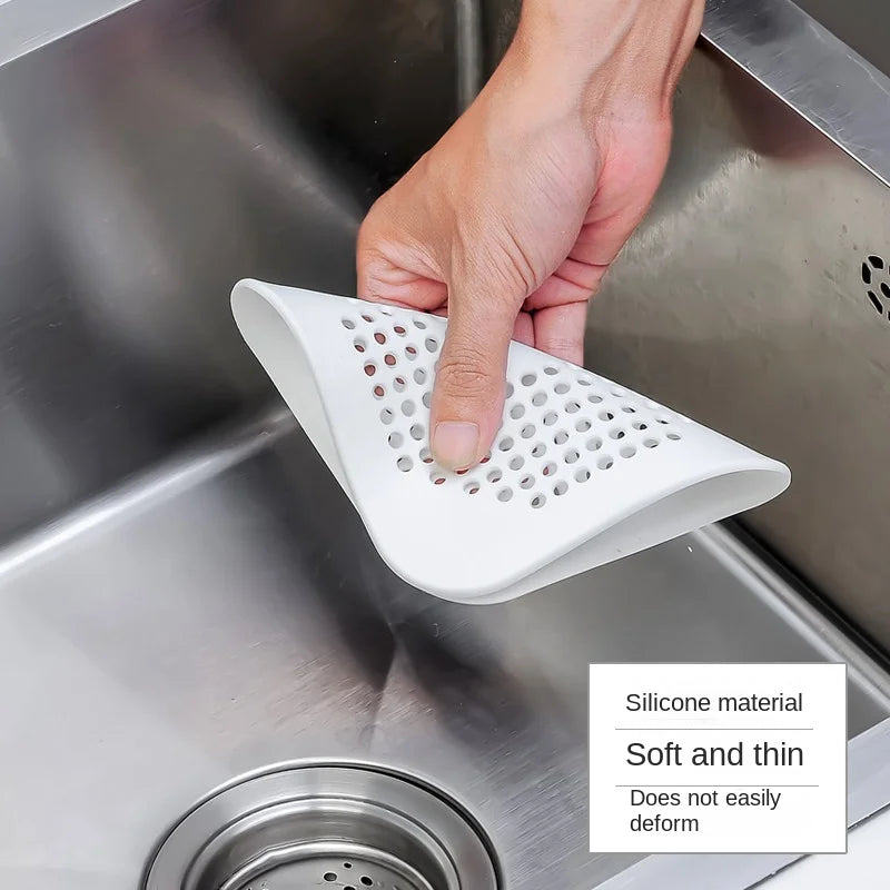Silicone Suction Cup Shower and Sink Drain Hair Catcher - 2