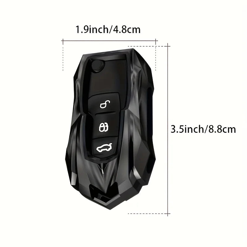 Protective Zinc Alloy Car Key Shell for Ford