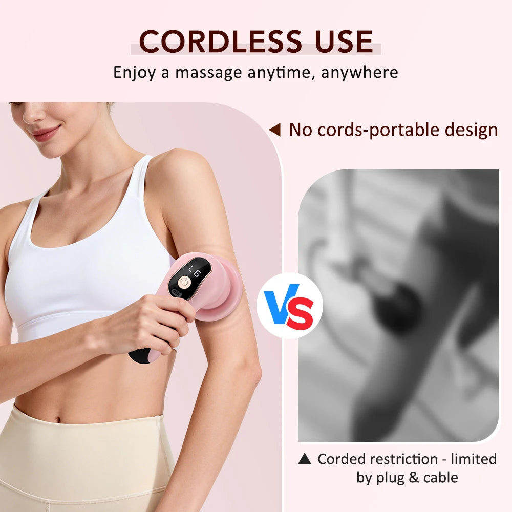 Electric Handheld Body Slimming and Anti-Cellulite Massage Device