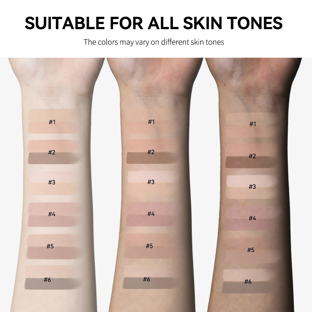 Two-Tone Waterproof Eyebrow Powder for Natural Brows and Contouring - 6