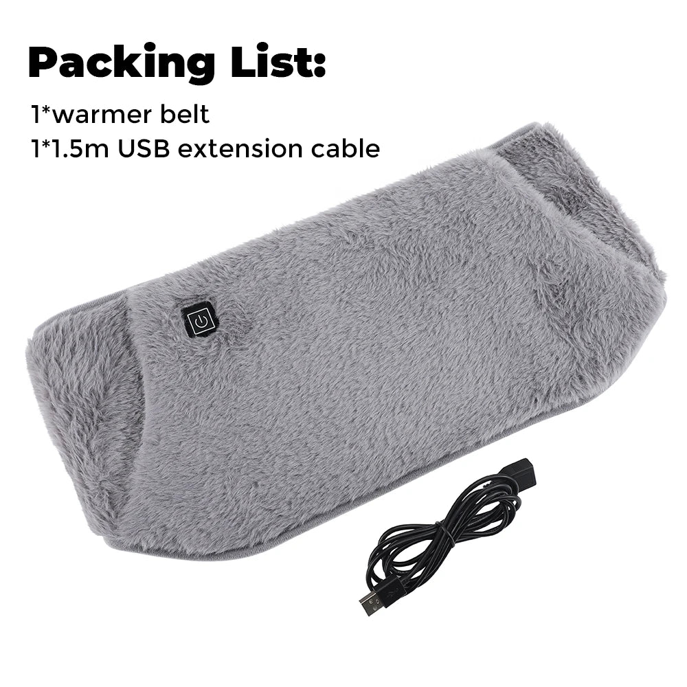 USB Heated Waist Belt with Hand Warmer - 16