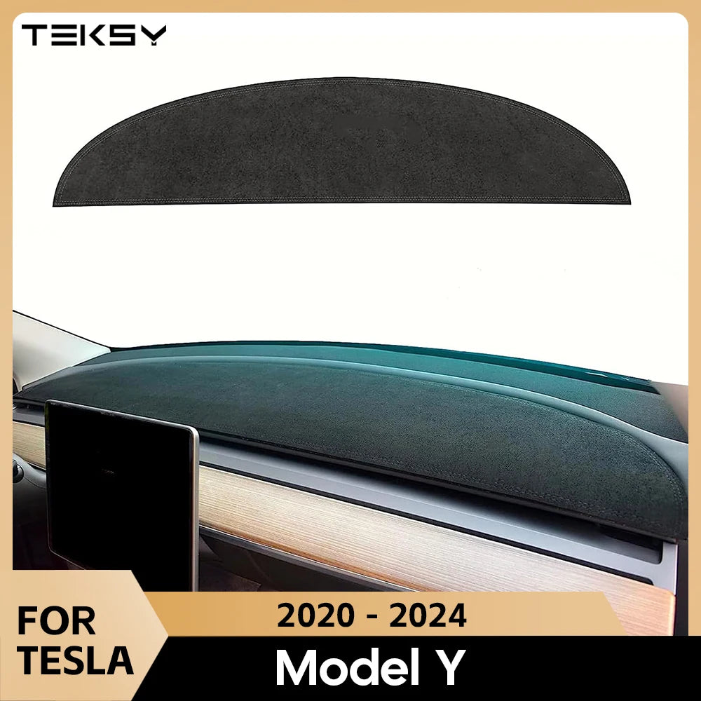 Anti-UV Dashboard Sunshade Cover for Tesla Model Y - 1