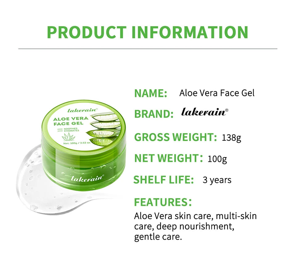 Soothing Aloe Vera Moisturizing Face Gel