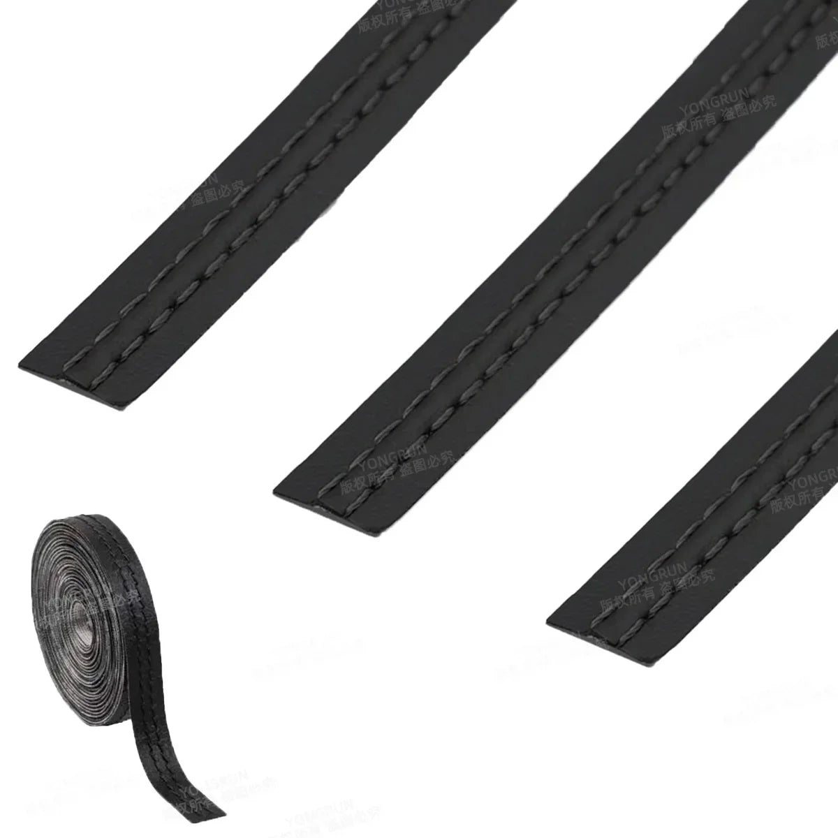 Self-Adhesive Car Interior Leather Trim Decor Strip