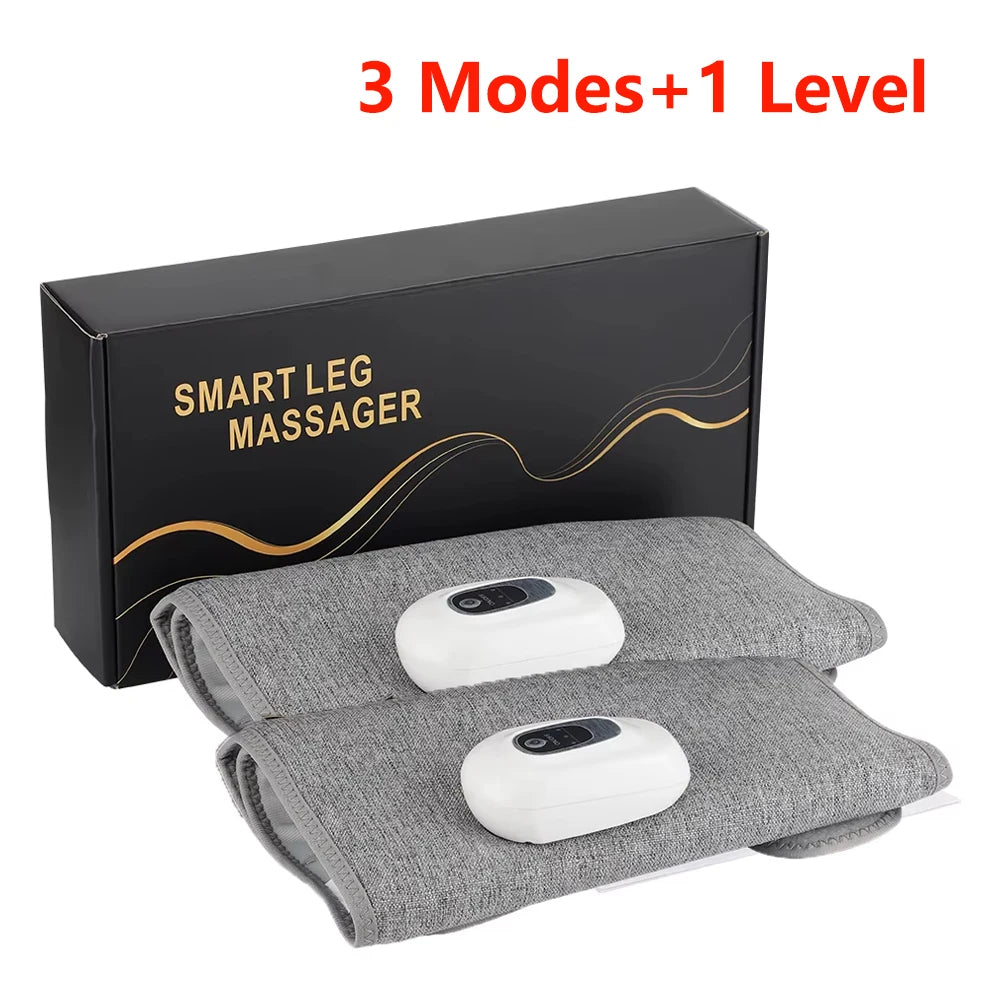 Wireless Air Compression Leg and Calf Massager for Muscle Recovery