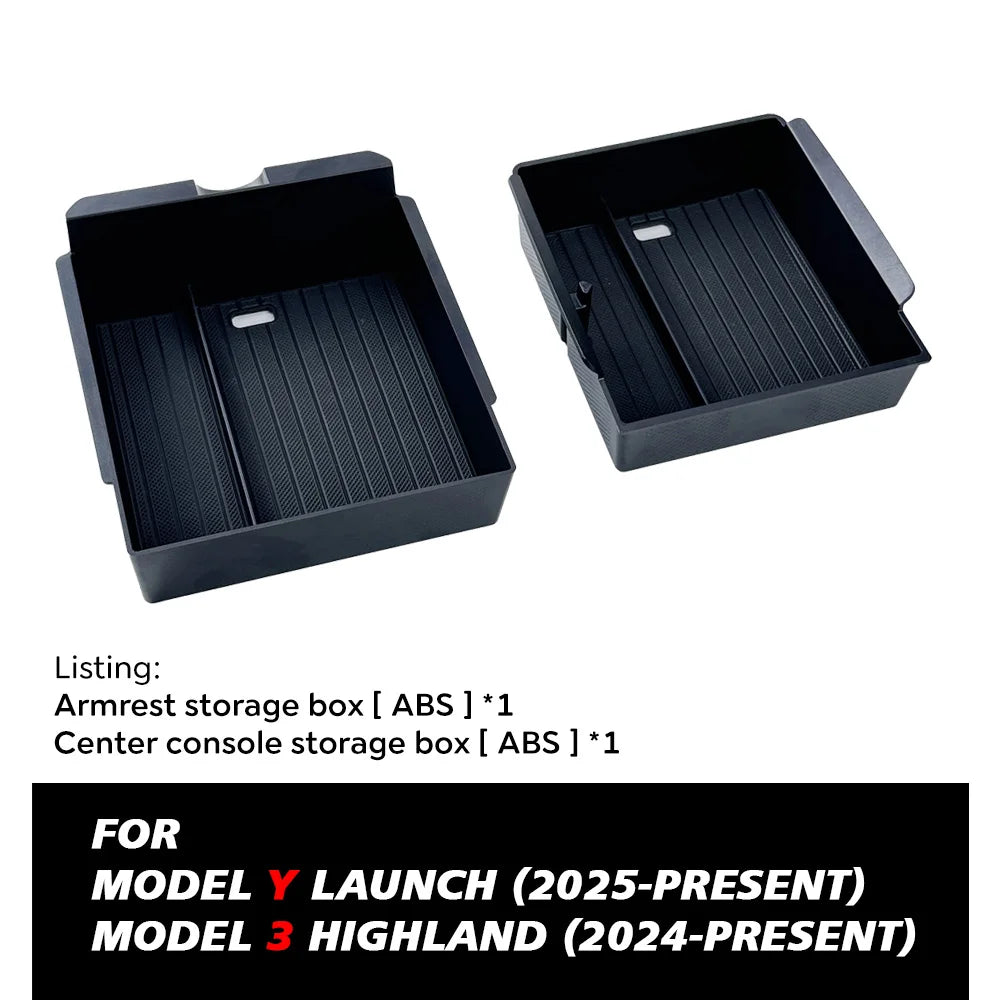 Center Console Storage Organizer for Tesla Model 3 Highland and Model Y - 38