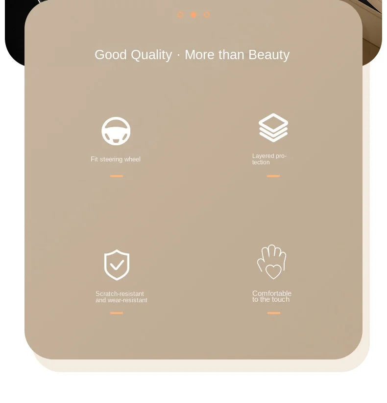 Non-Slip Breathable Silicone Car Steering Wheel Cover