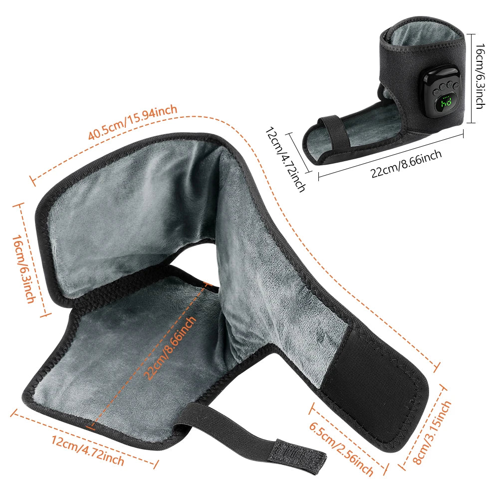 Wireless Heated Air Compression Ankle Massager
