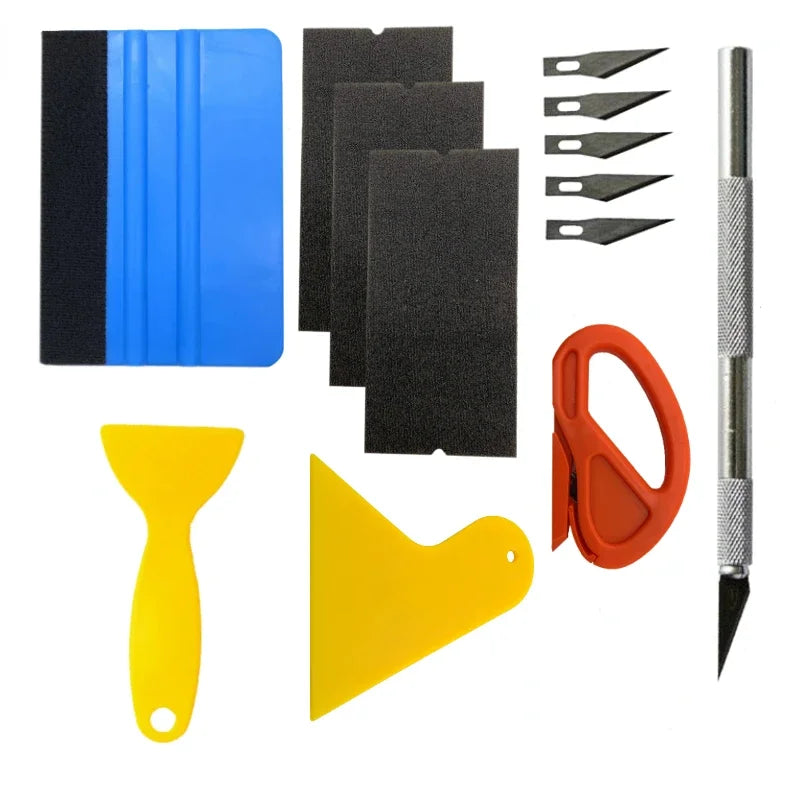 Professional Vinyl Wrap and Auto Tint Application Tool Kit