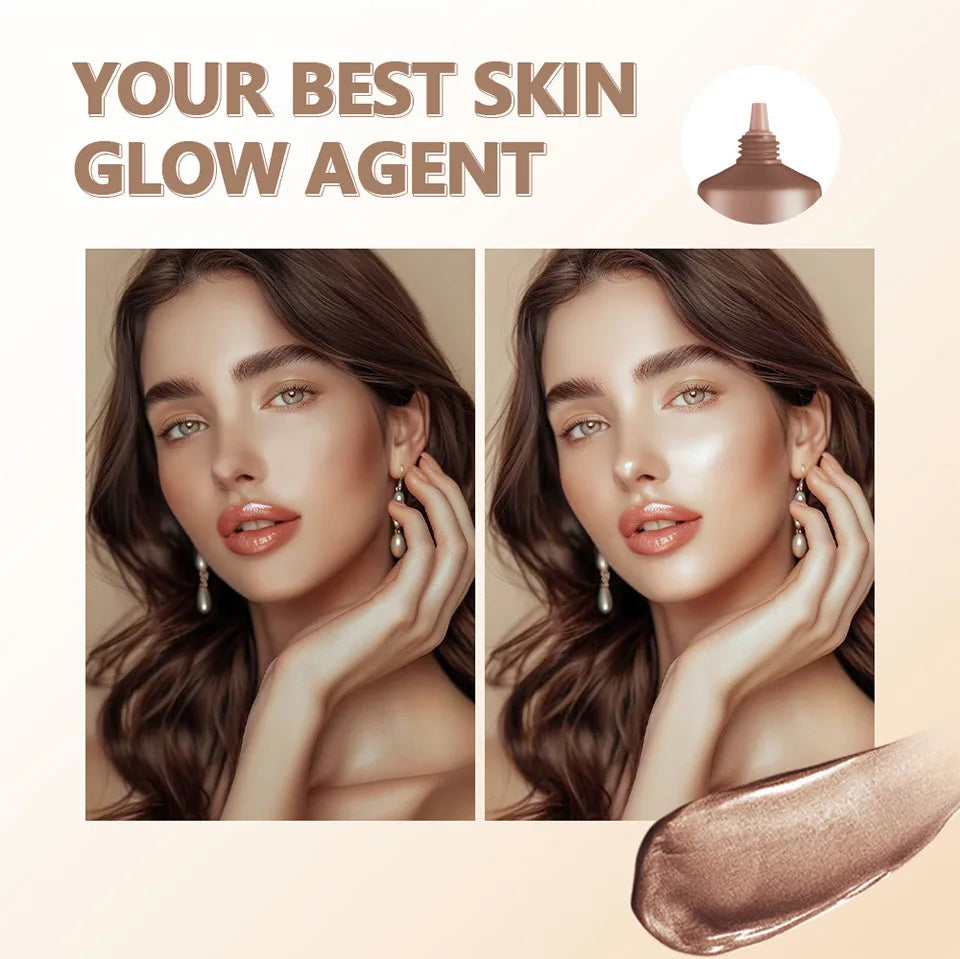 Liquid Glow Foundation and Highlighter Makeup Base - 13