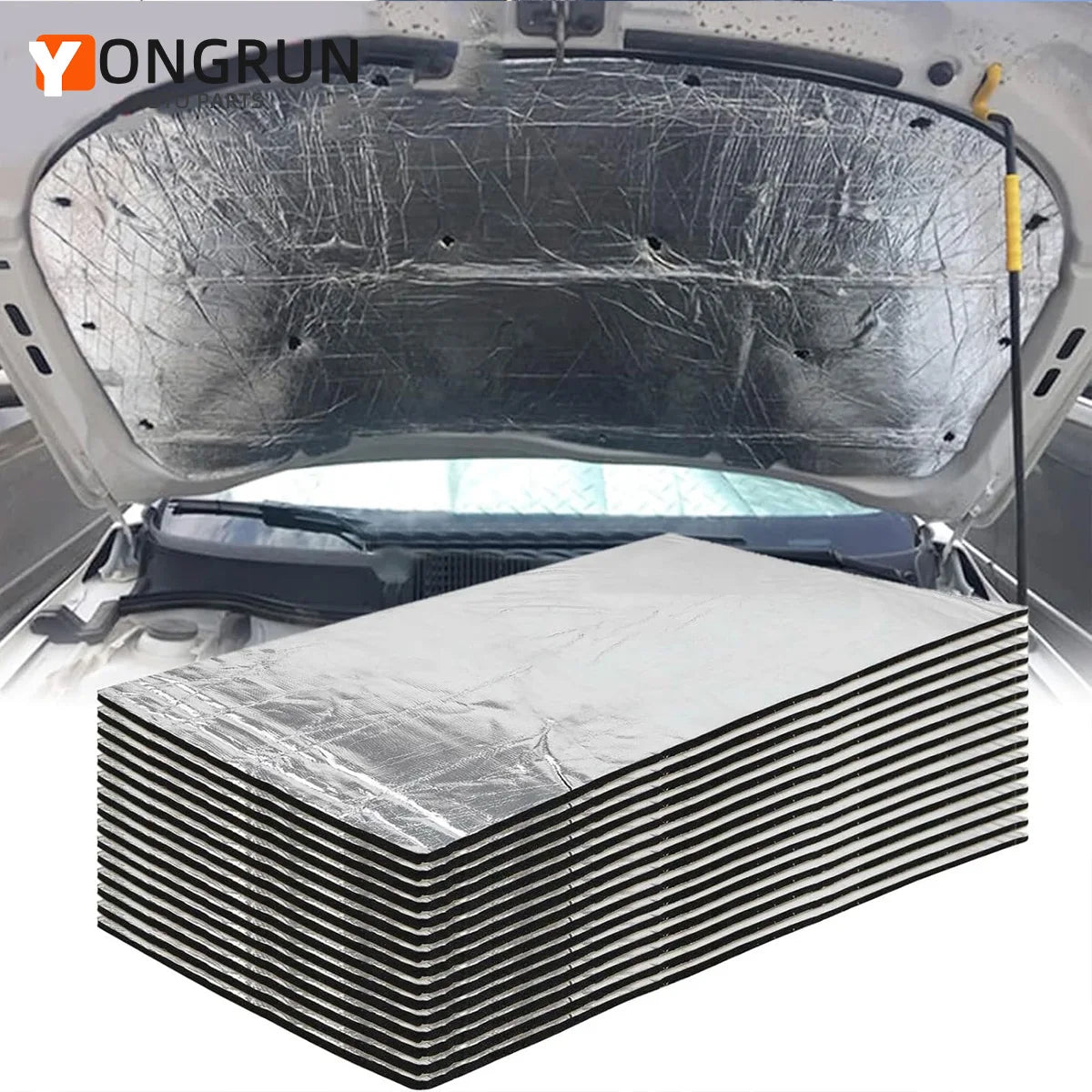 Car Soundproofing Insulation Mat Heat Shield Noise Deadening Pad