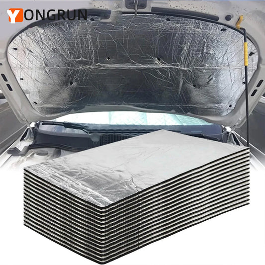 Car Soundproofing Insulation Mat Heat Shield Noise Deadening Pad